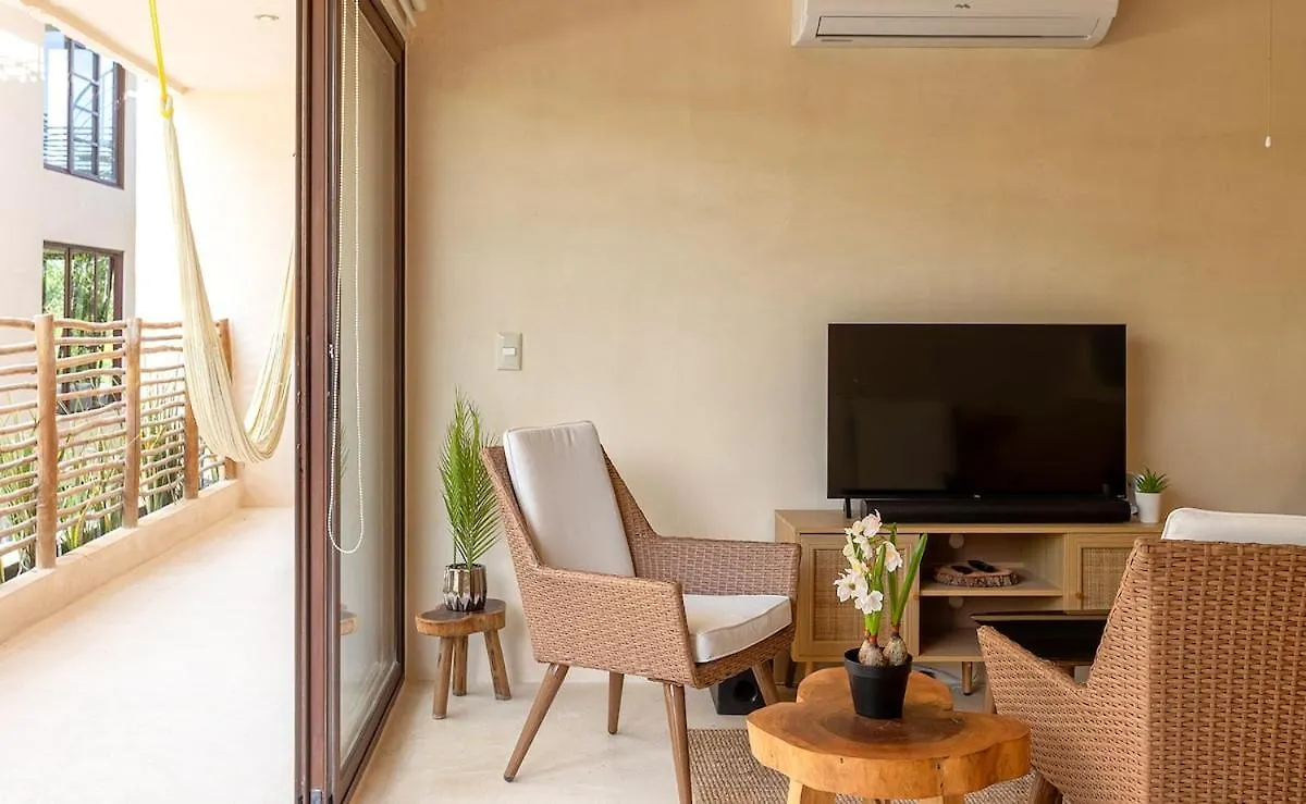 Lujoso Departamento Con Amenidades En Nim Selva Norte טולום 0*,  מקסיקו
