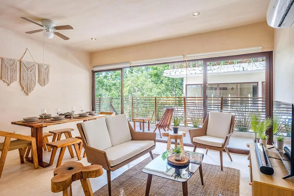 Lujoso Departamento Con Amenidades En Nim Selva Norte Tulum location